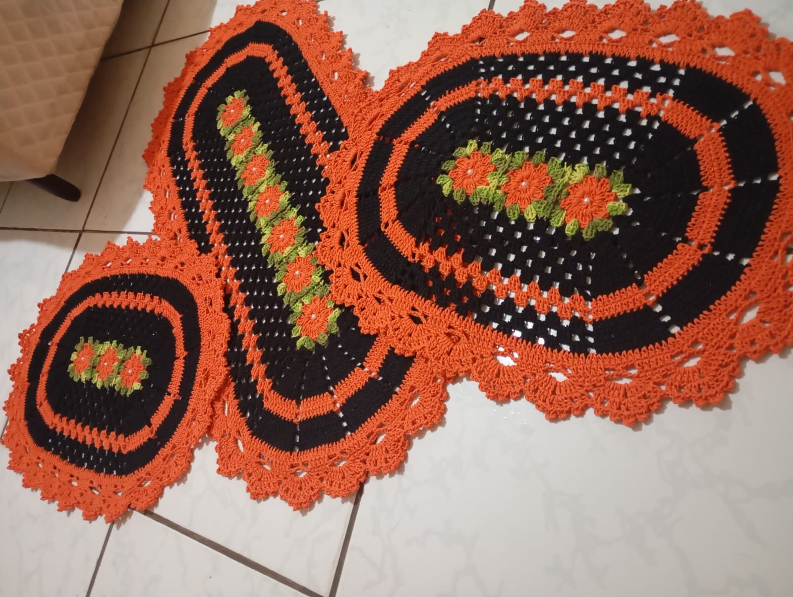 Jogo de cozinha floral - Imagem 3