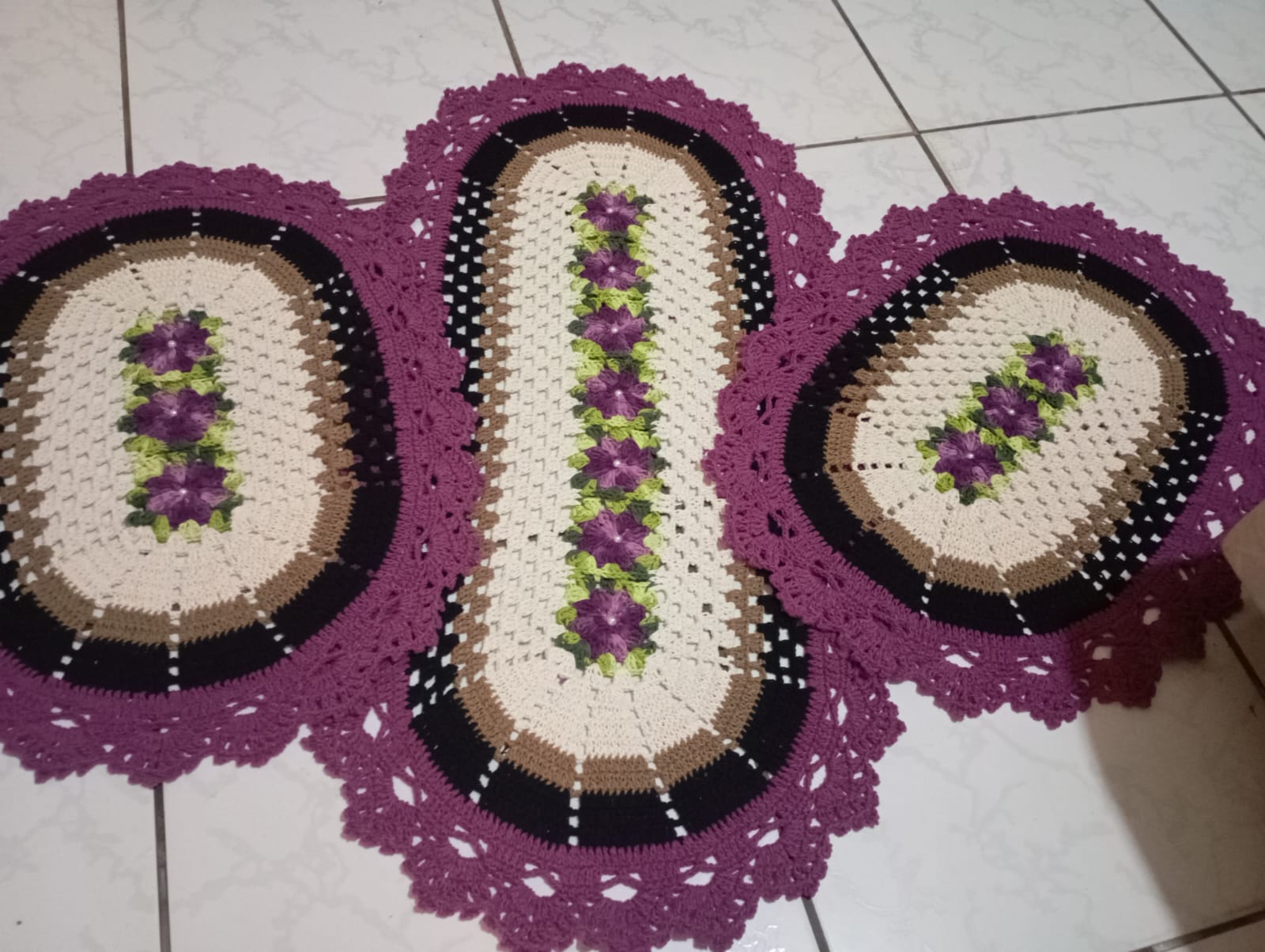 Jogo de cozinha floral - Imagem 4