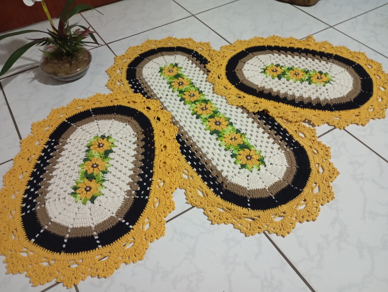 Jogo de cozinha floral - Imagem 6