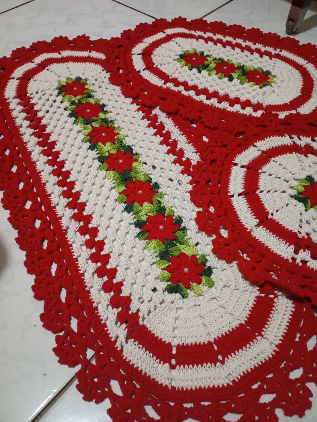 Jogo de cozinha floral - Imagem 8